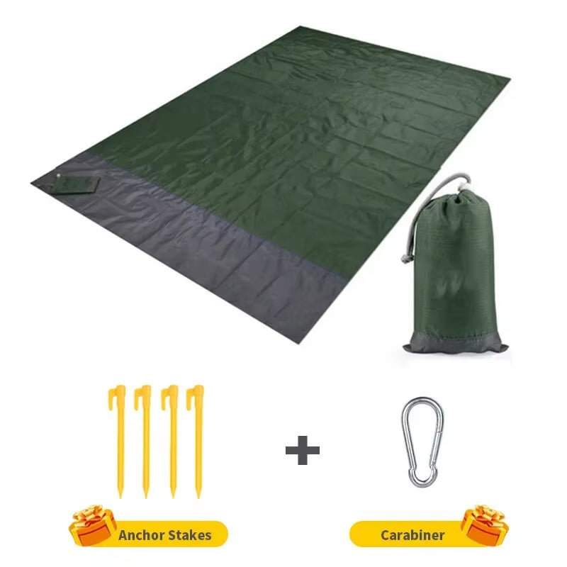 Beach Blanket Sandproof 200 X 140Cm Waterproof Beach Mat Lightweight Picnic Blanket for Travel Hiking Sports